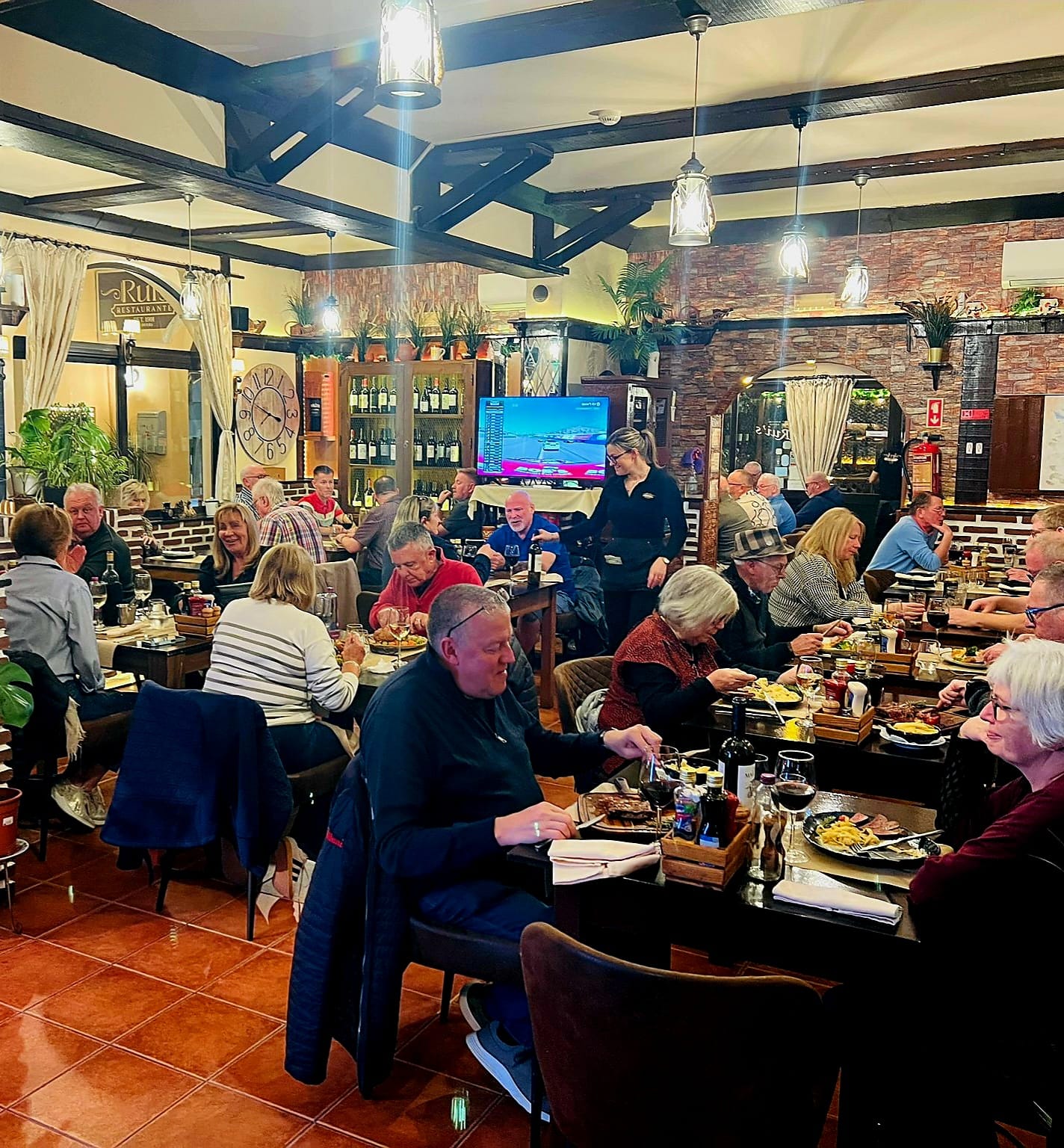 Busy restaurant night