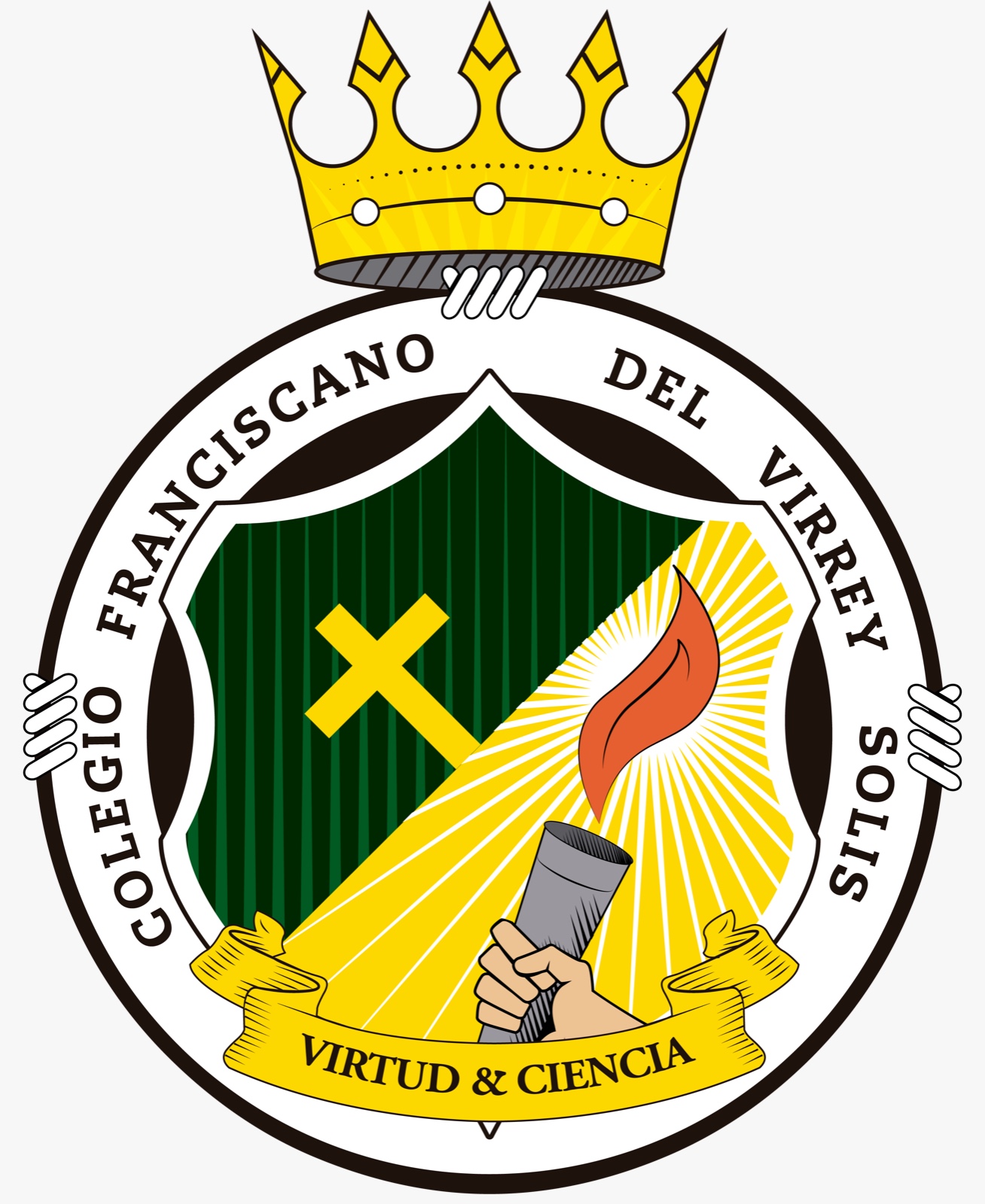 Escudo Colegio Franciscano Virrey Solís