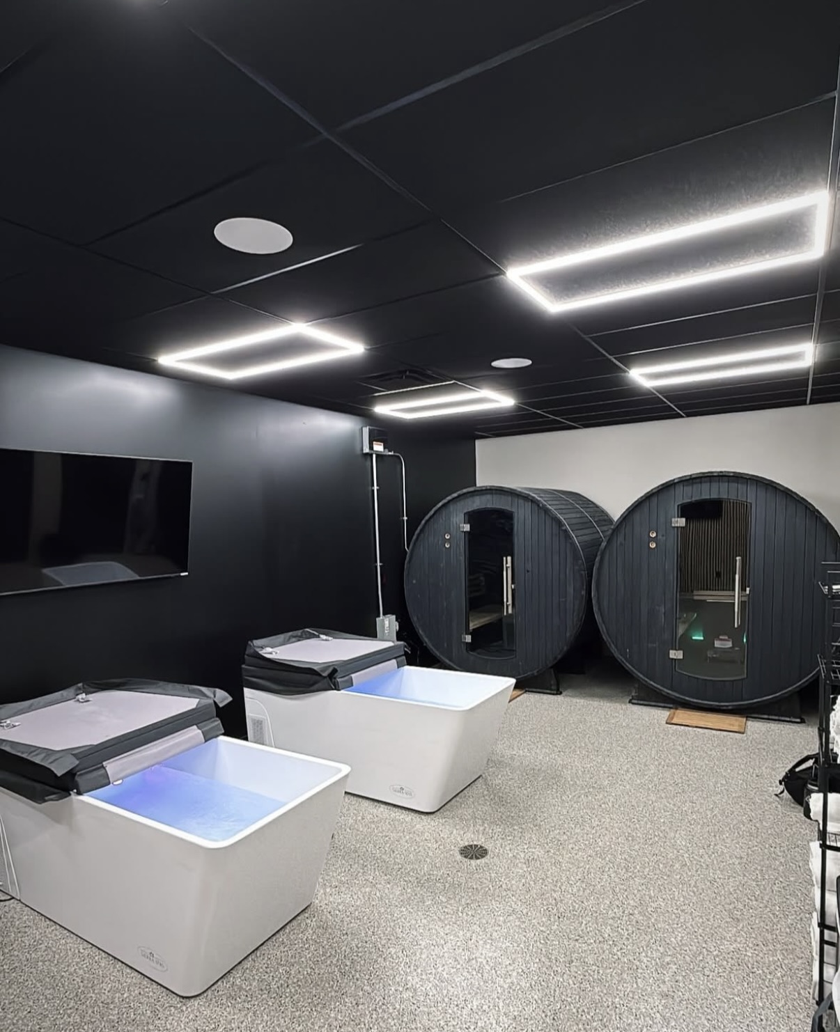 Commercial Recovery Studio — Barrel Saunas & Cold Plunge