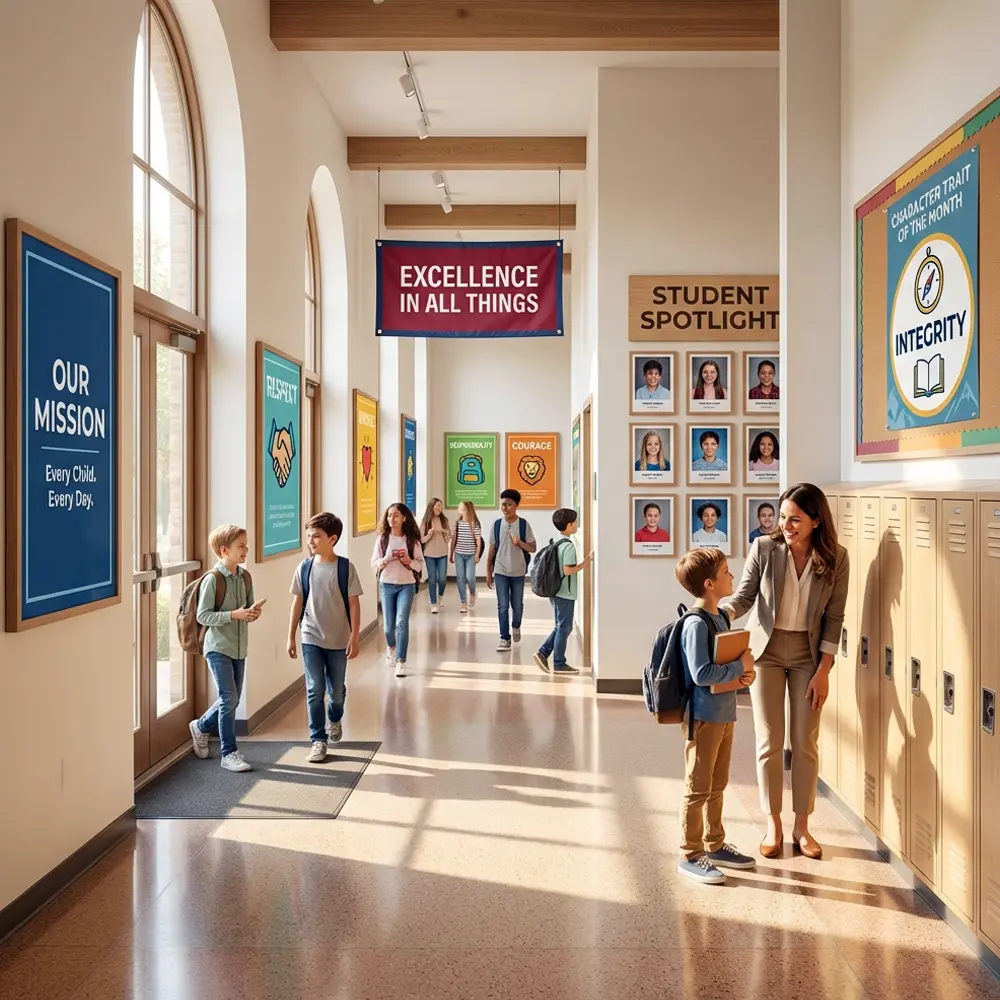 School signage