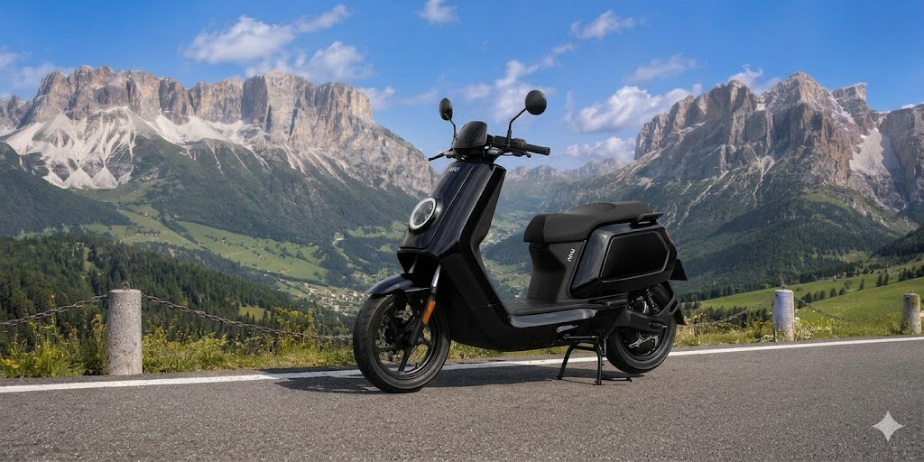 NIU NQiX 500 in the Dolomites