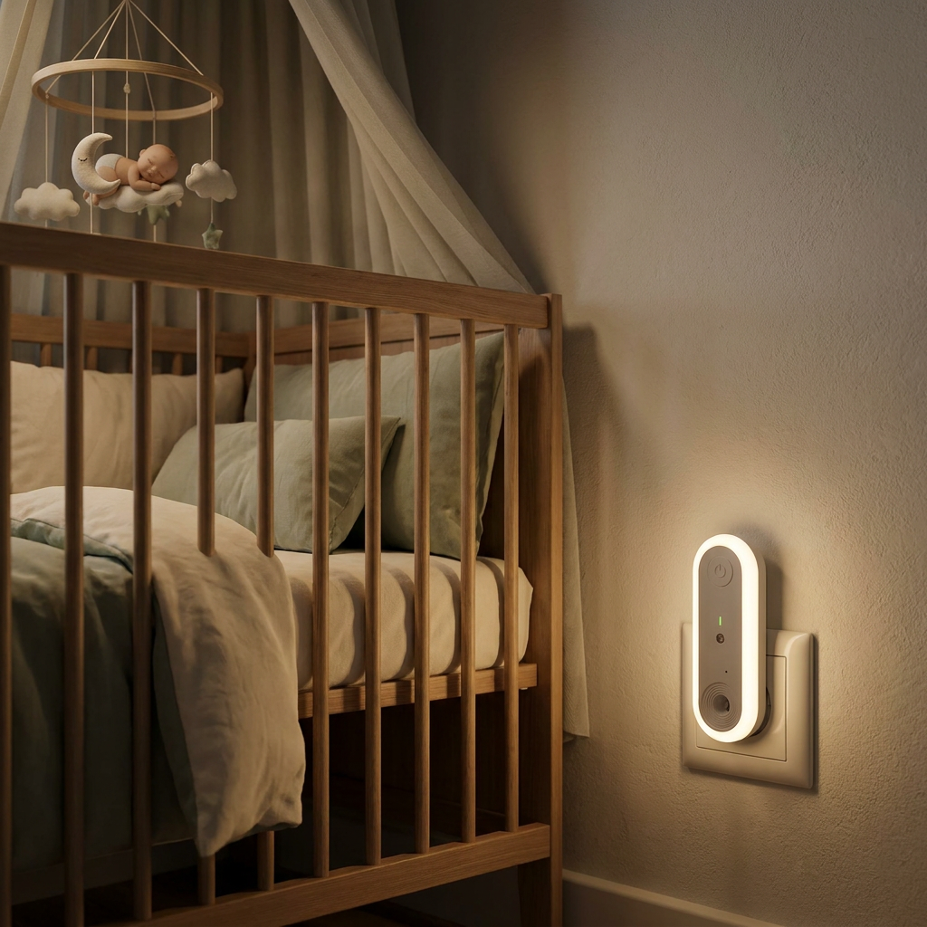 Luxienta nachtlampje in babykamer