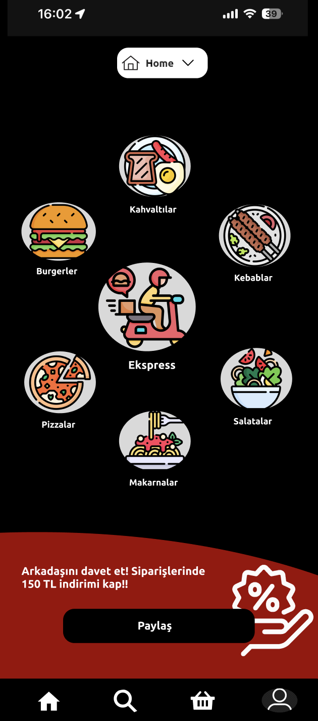SEFER App - Ekspres Teslimat