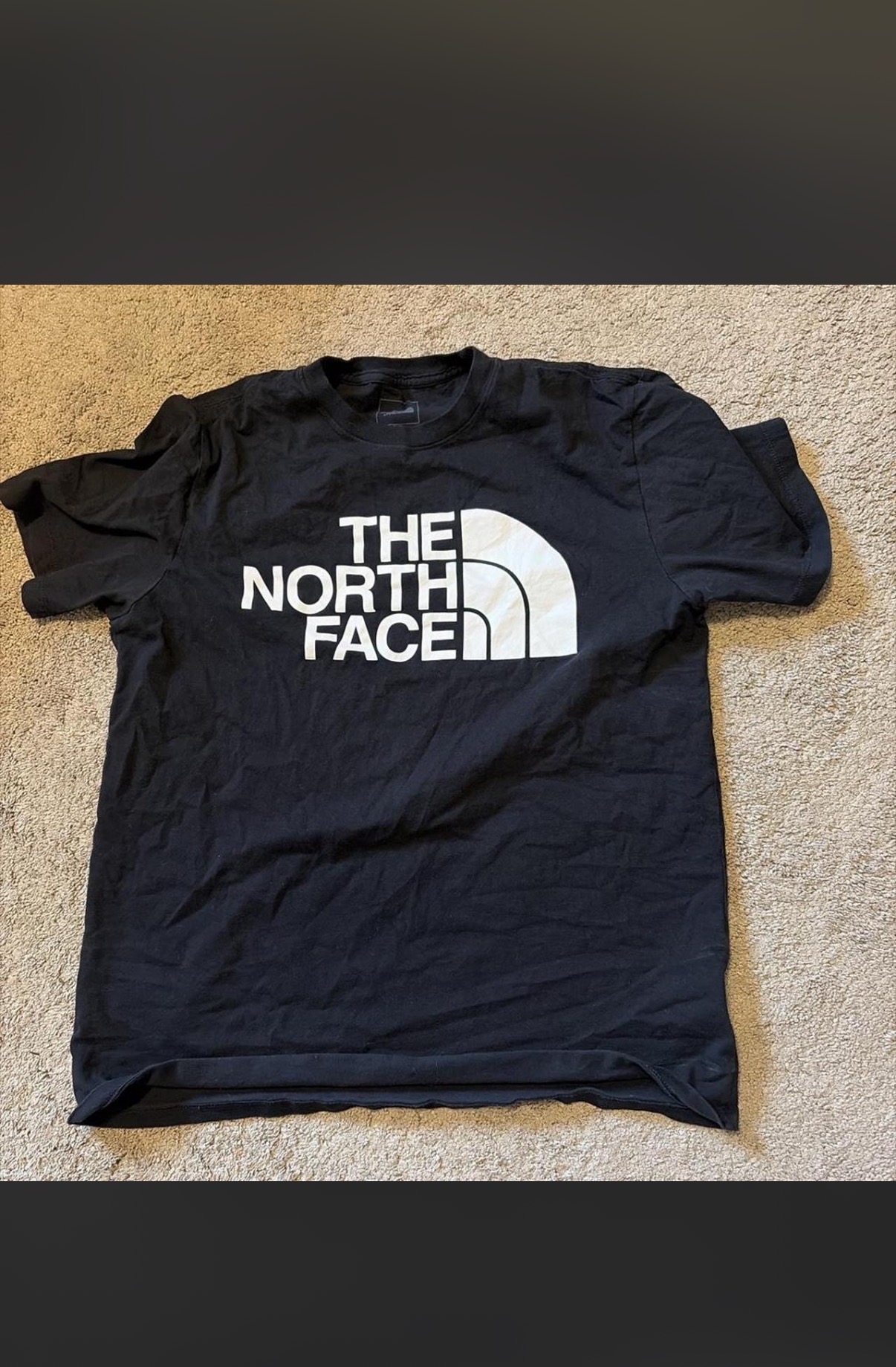 The North Face Logo Tee — Black