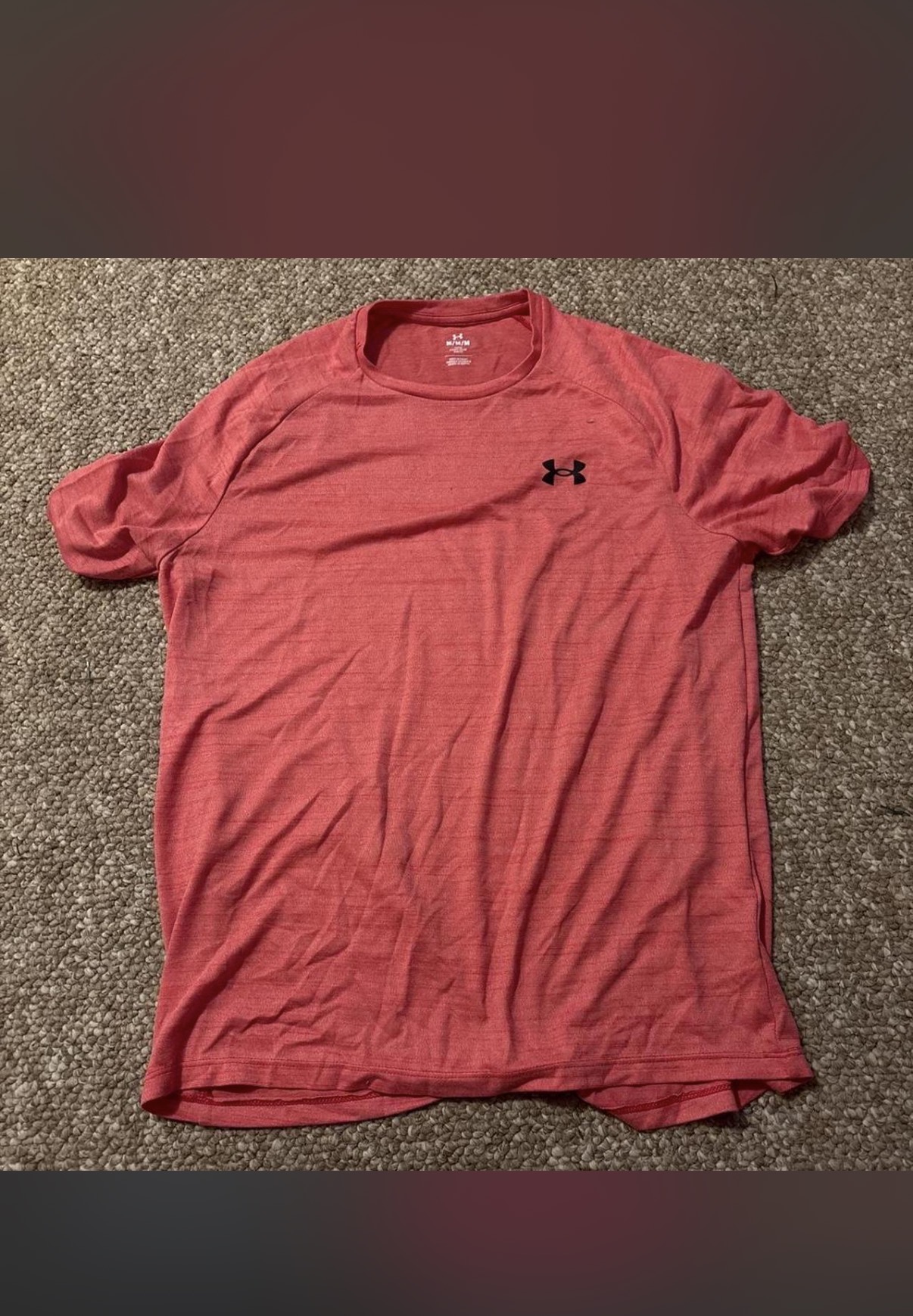Under Armour Tech Tee — Coral