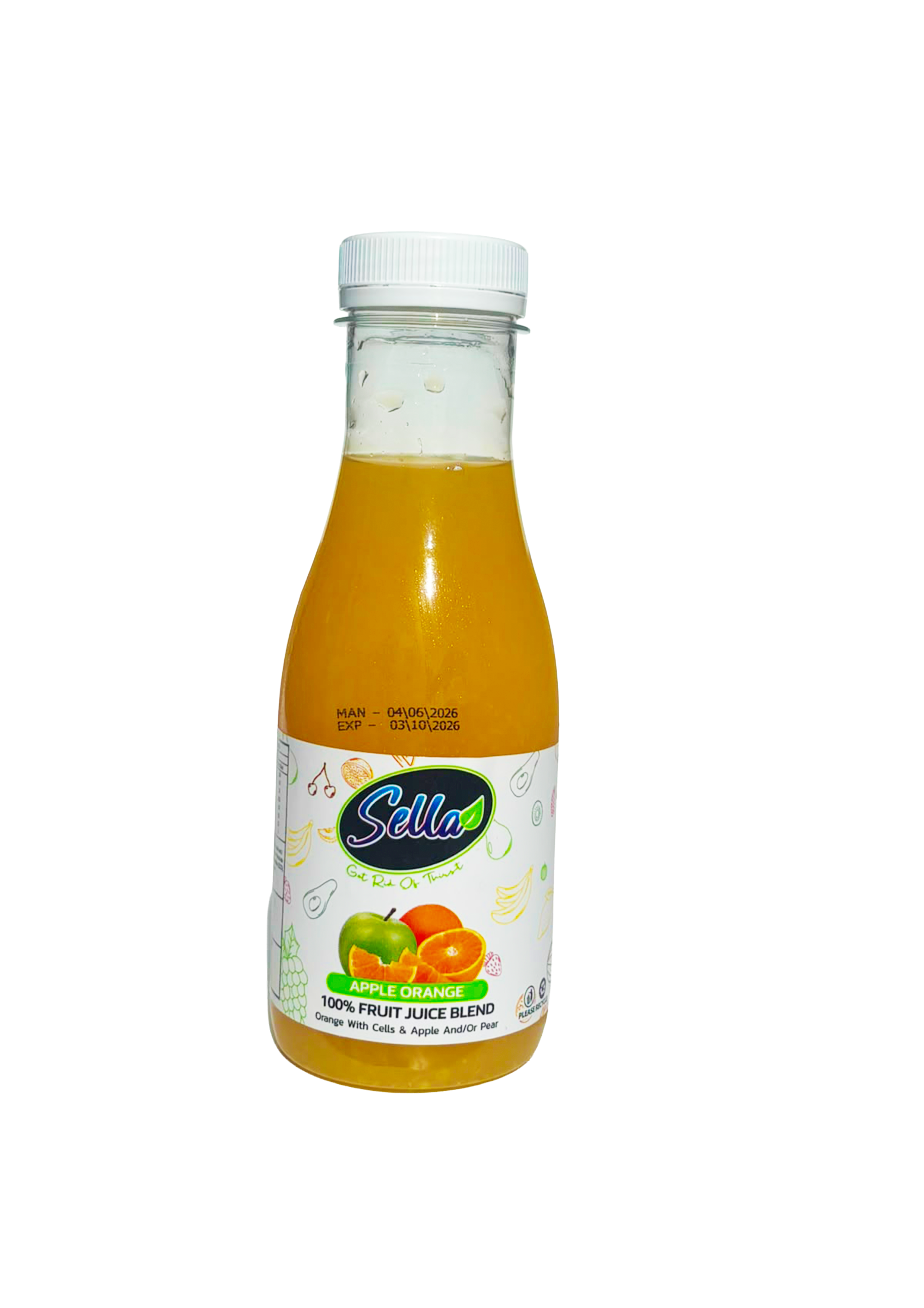 Sella 100% Apple Orange 350ml