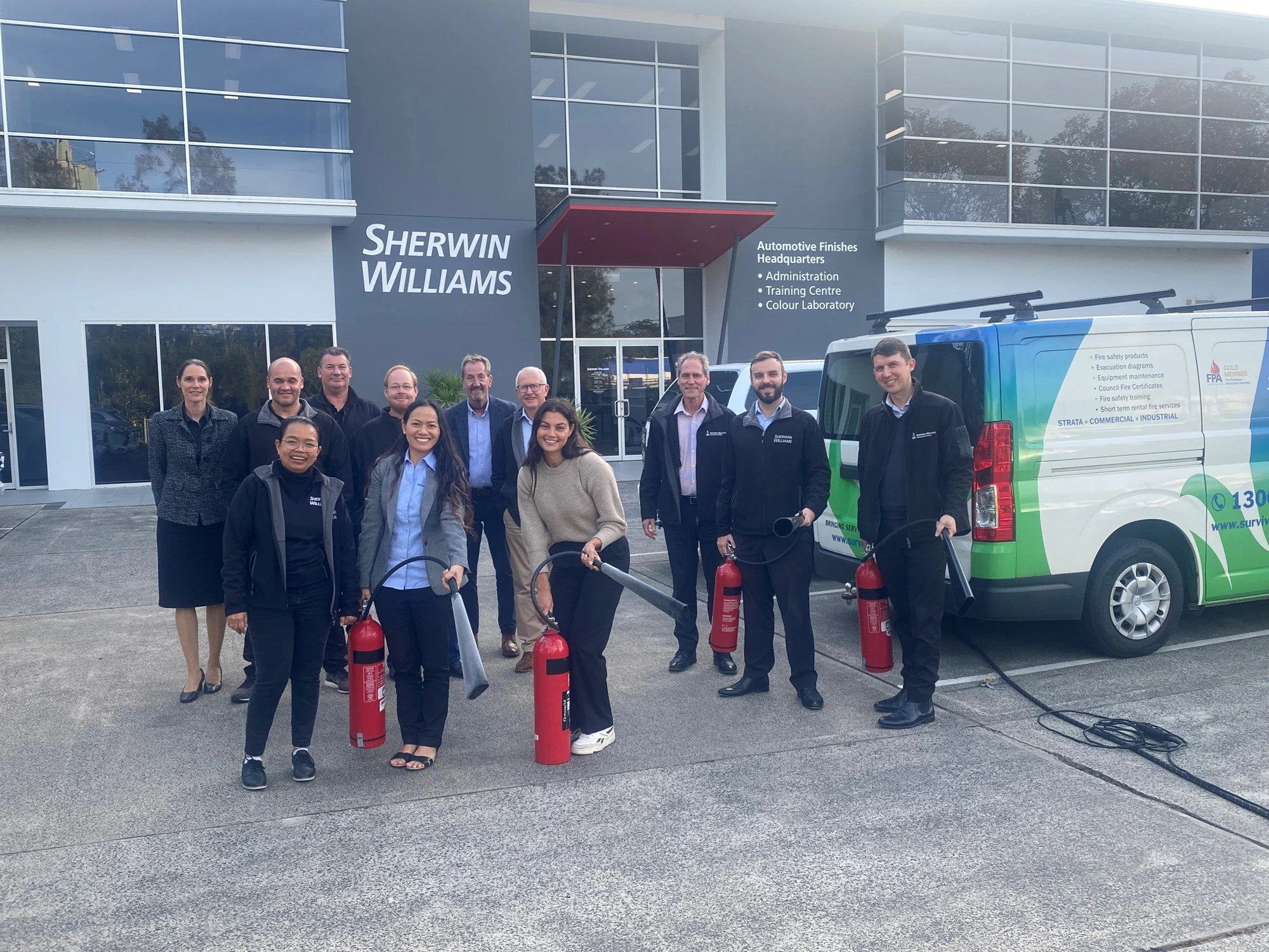 Sherwin Williams training session