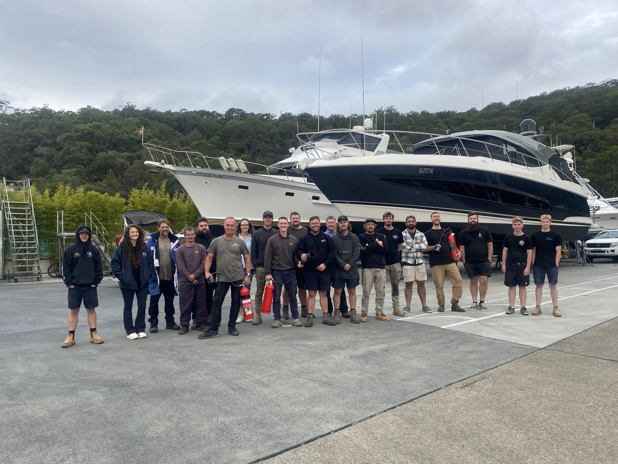 Fenwicks Marina training session