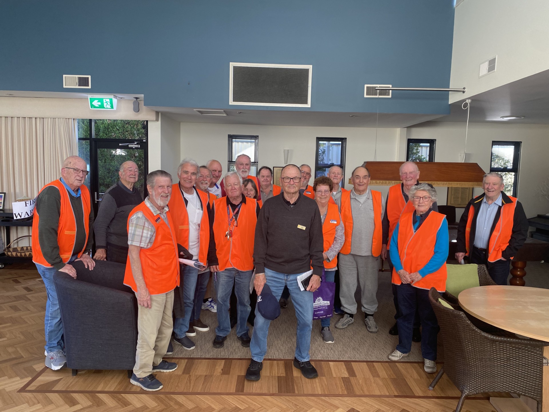 Broadwater Court Retirement training session