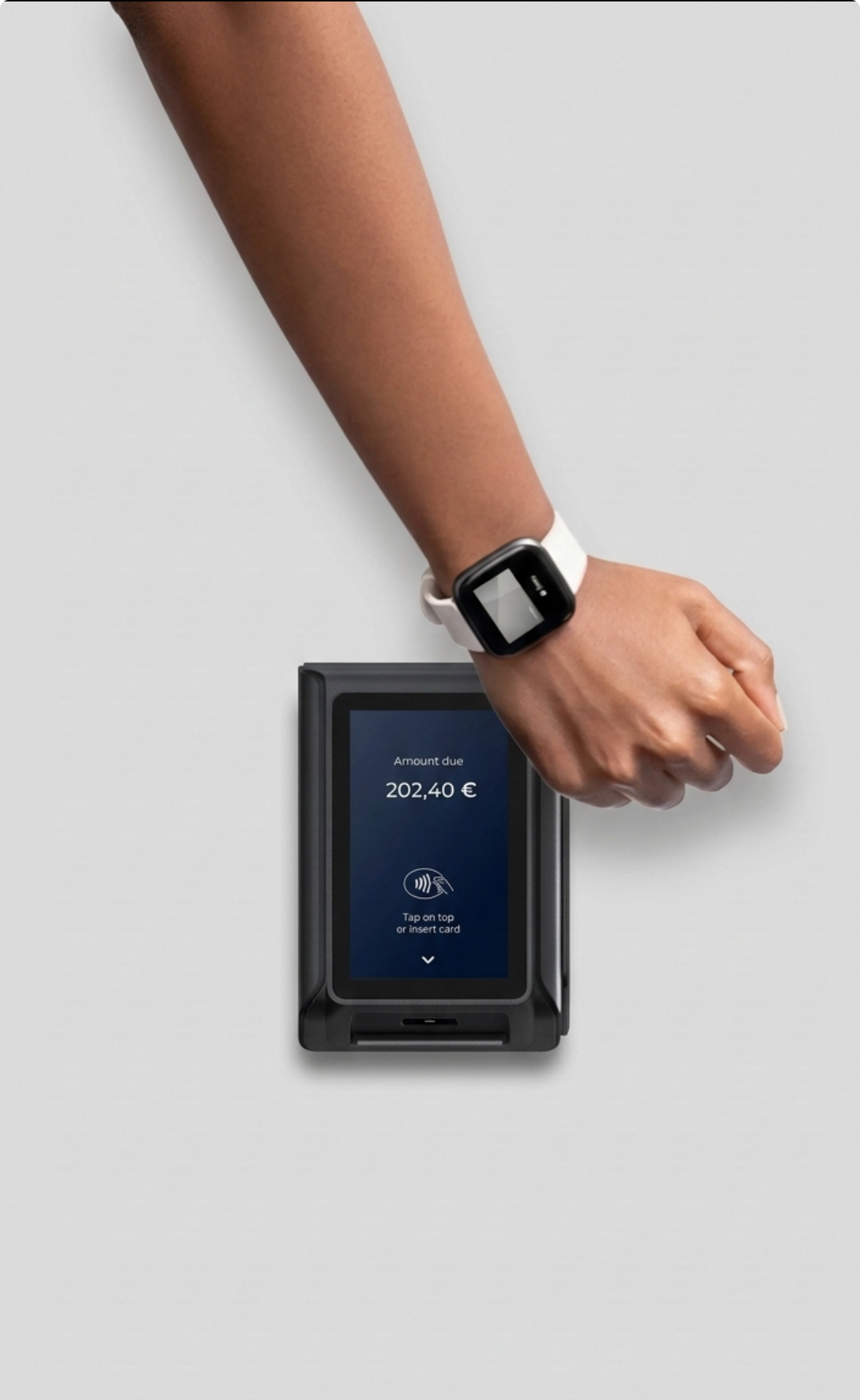 Betalen met smartwatch op de douchelezer