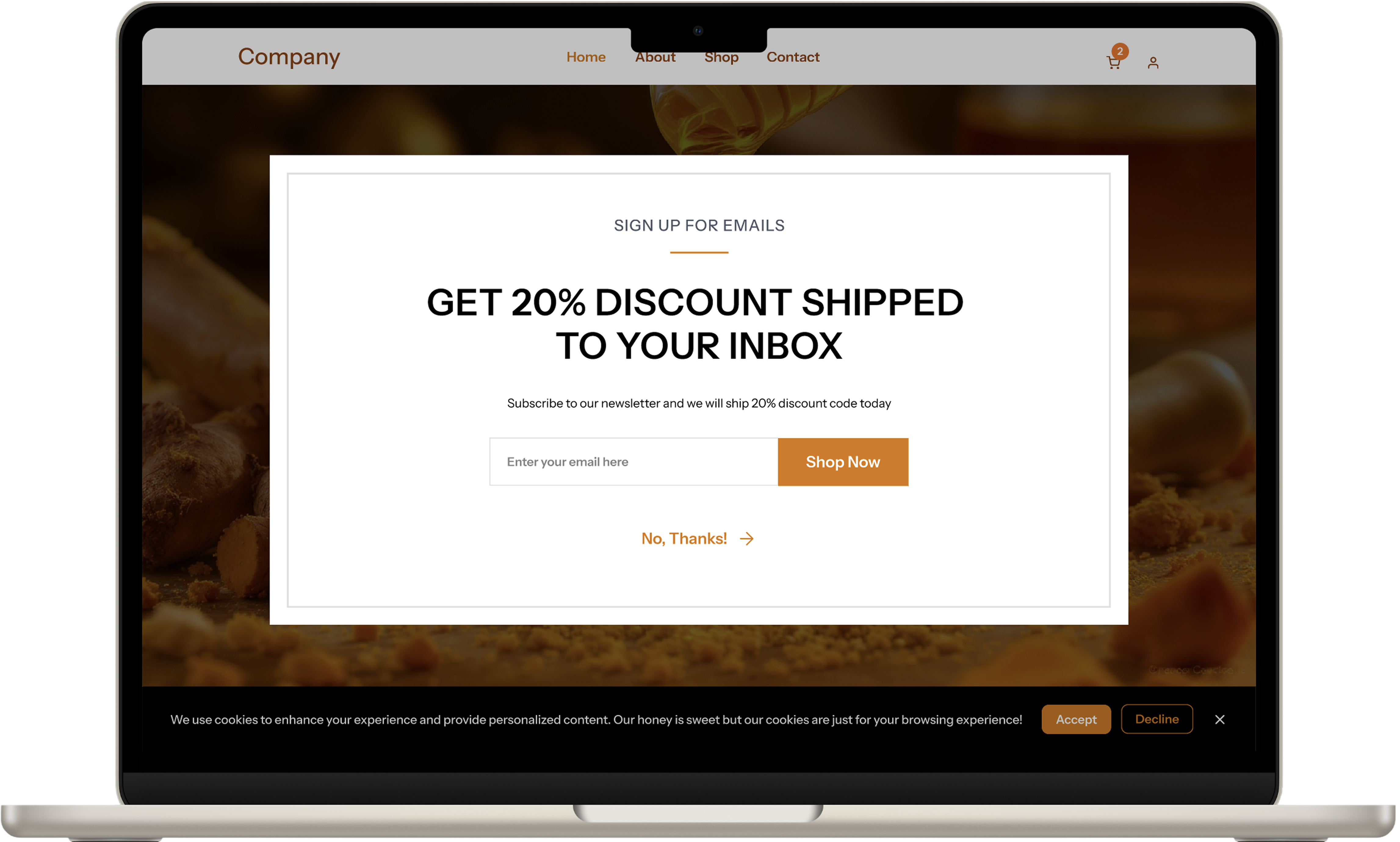 Newsletter capture