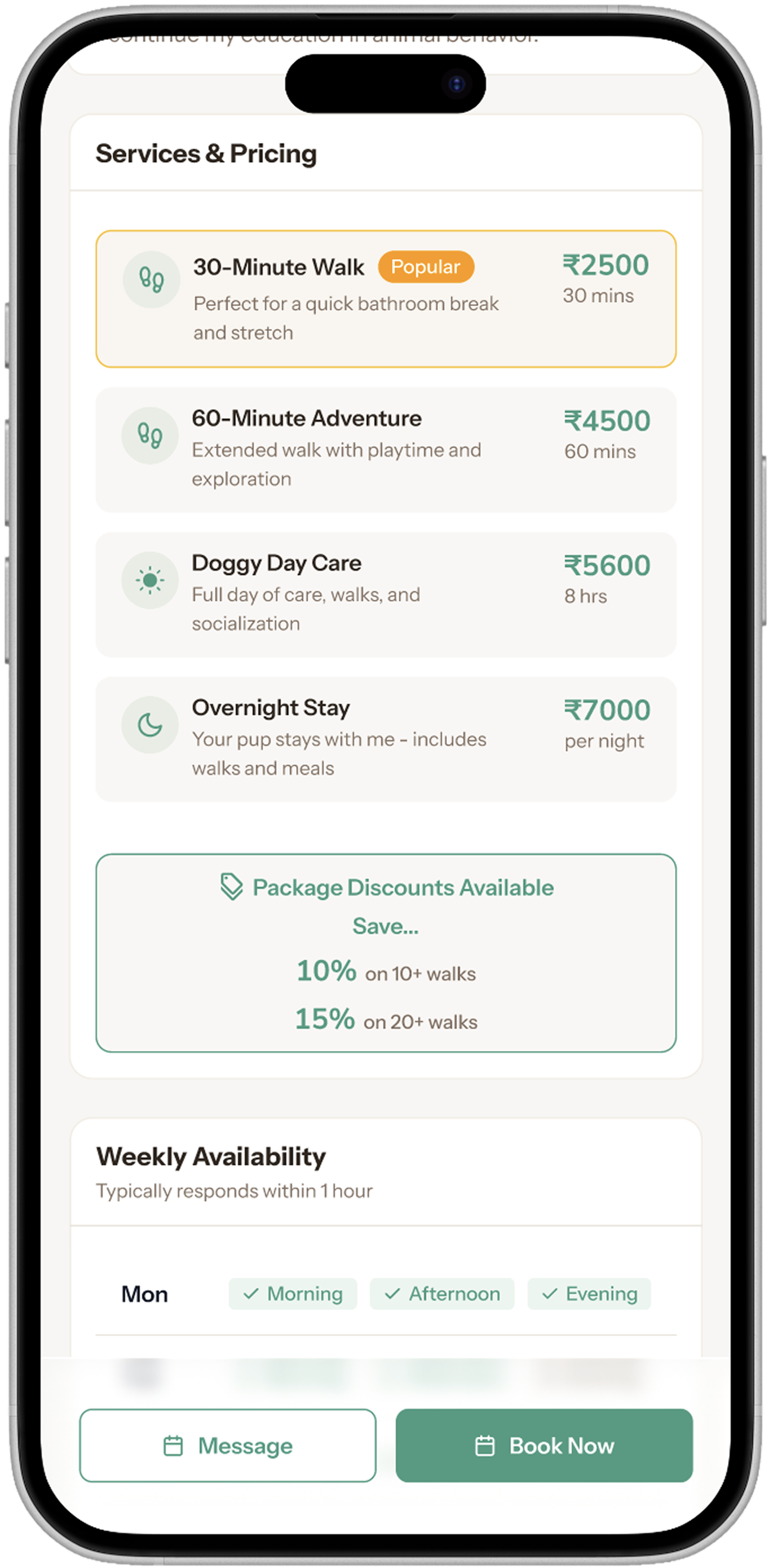 Services & Pricing