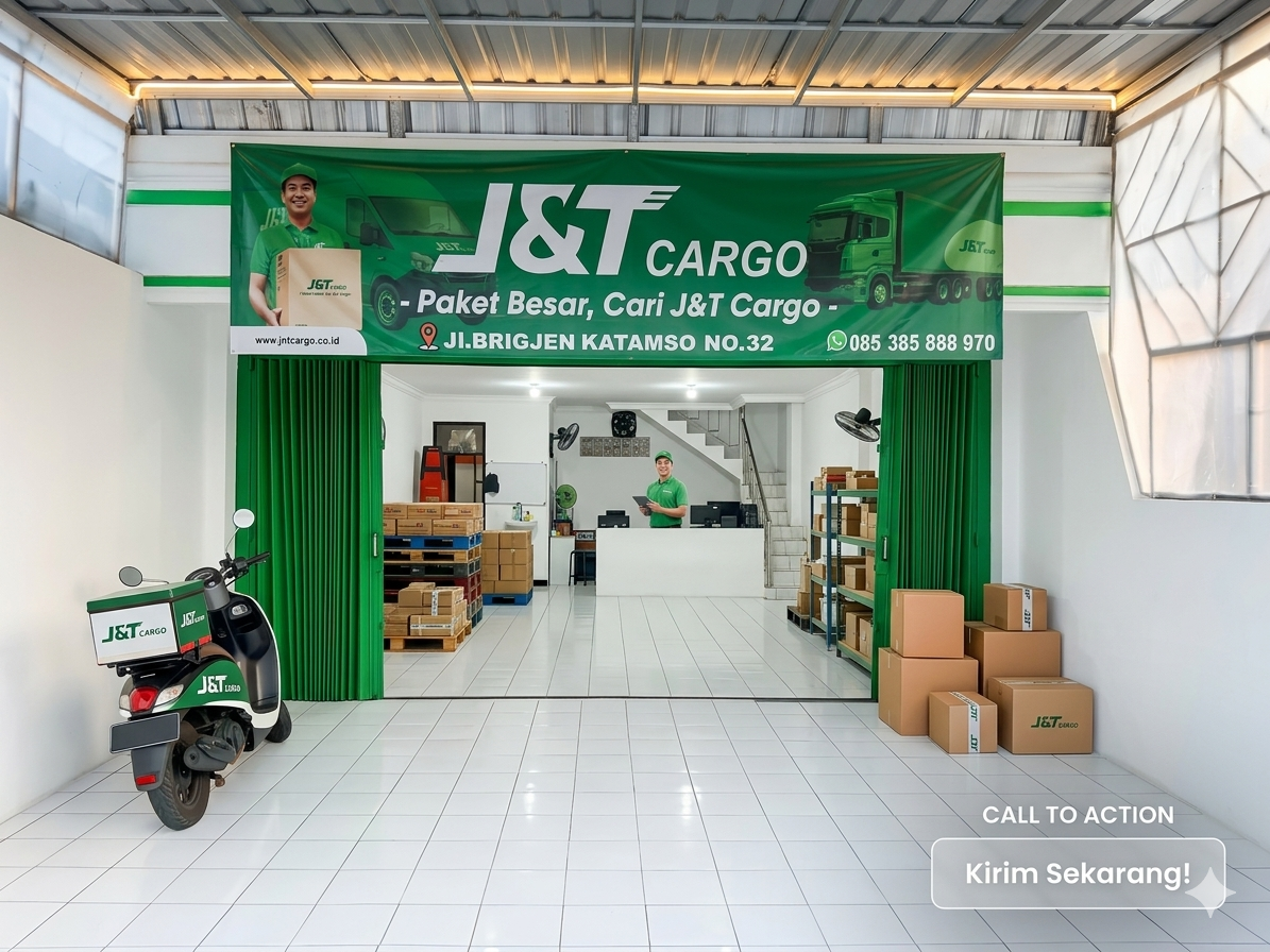 J&T Cargo modern delivery truck