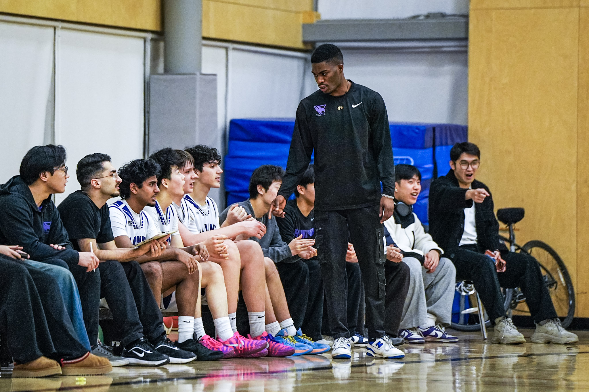 Coach drawing up a play