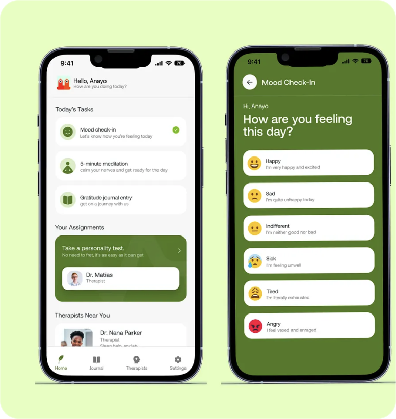 Nara Therapy mobile app