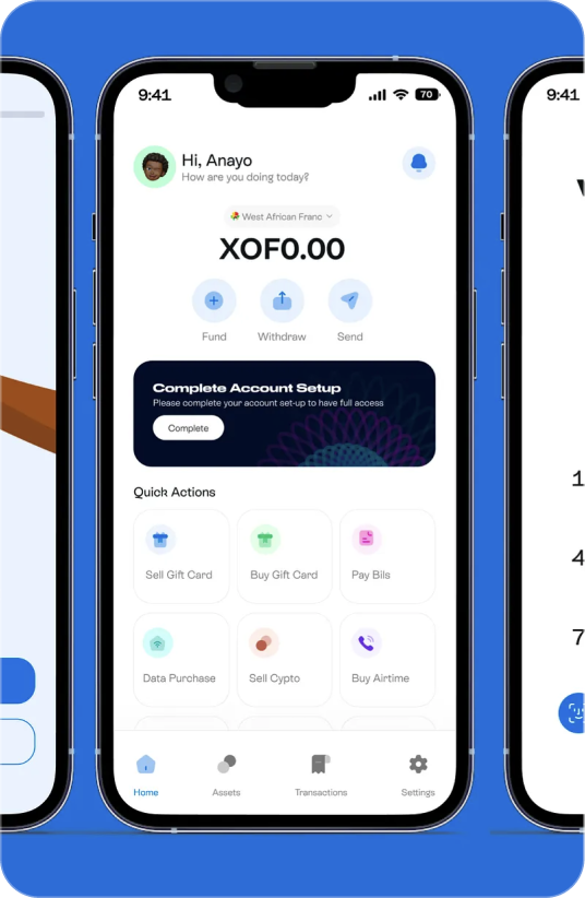 West African Franc wallet app
