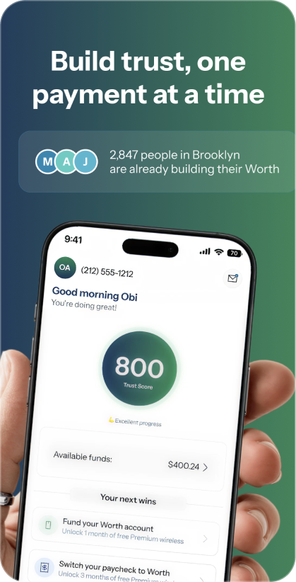 Worth — build trust, one payment at a time