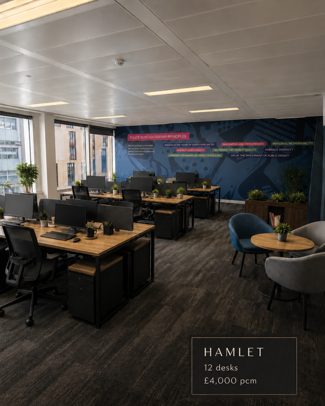 Hamlet suite – 12 desks