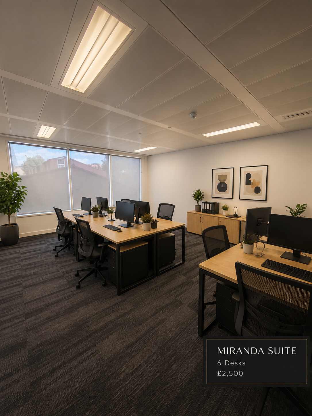 Miranda suite – 6 desks