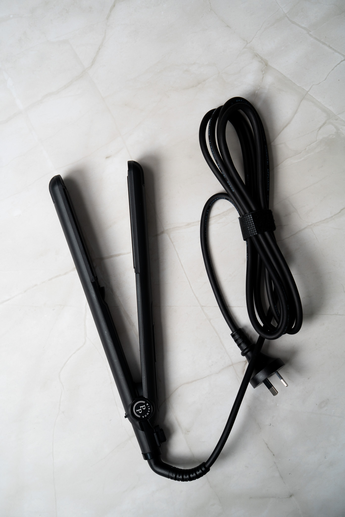 Complete Winamor Perfect Pass keratin iron with 3 meter swivel cord - professional hair straightener Australia
