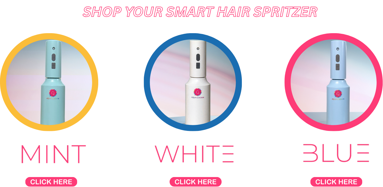 Shop your Smart Hair Spritzer — Mint, White, Blue