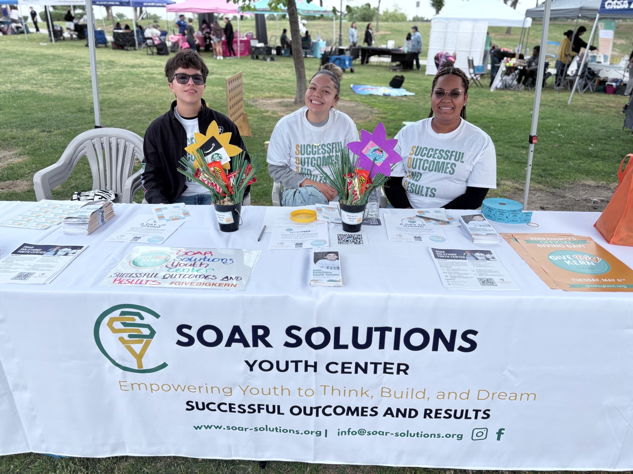 SOAR Solutions team at community event