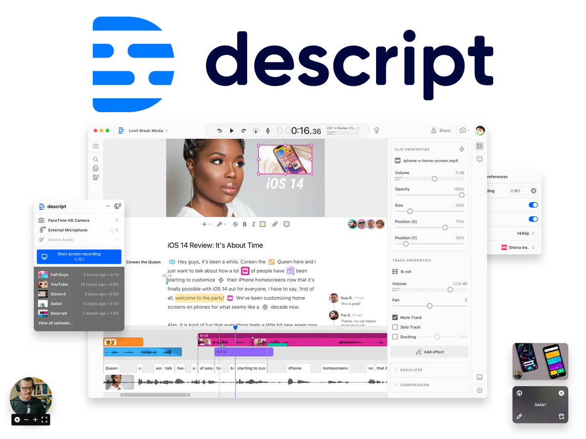 Descript Pro