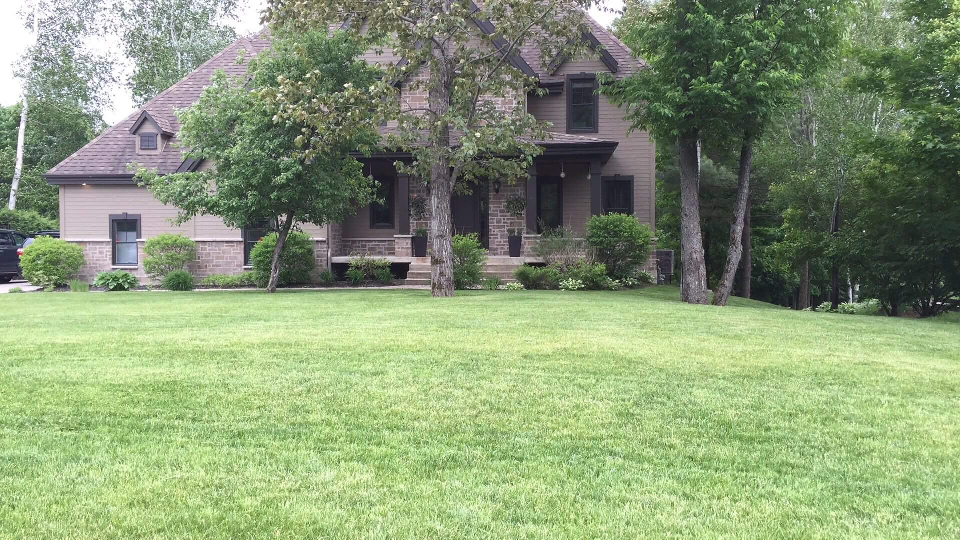 Pelouse impeccable — résidence