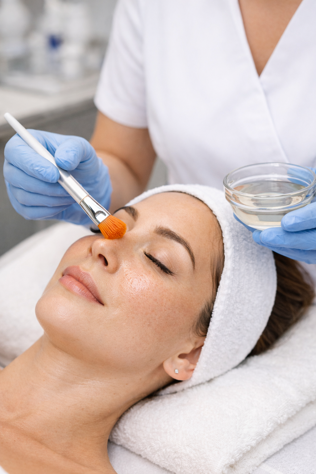 Chemical peel skin treatment Fulham London - professional exfoliation