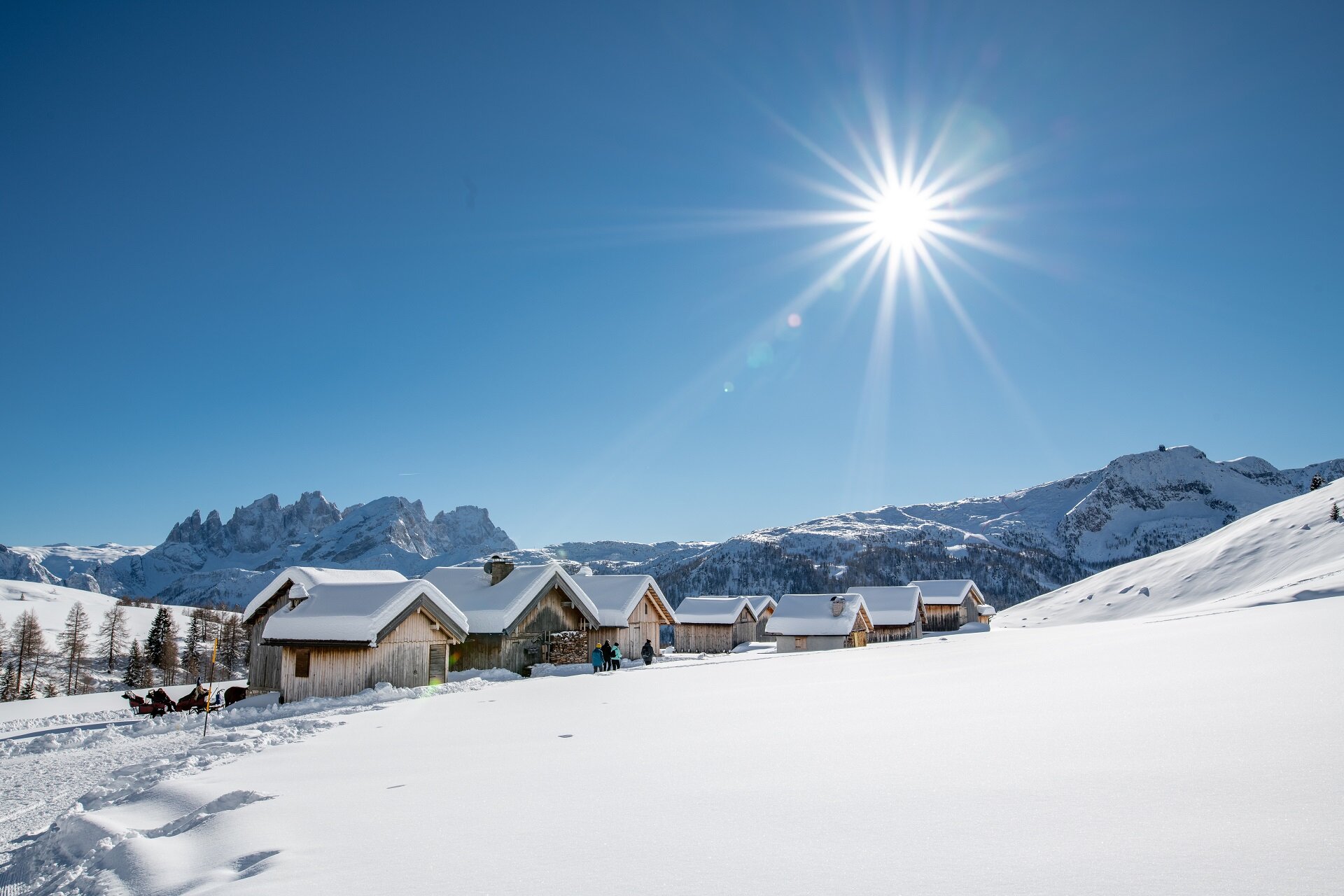 Baite Val di Fassa Inverno