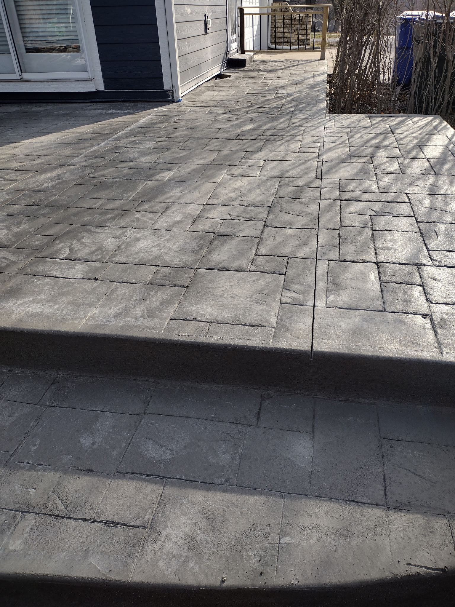 Stamped concrete driveway Independence MO