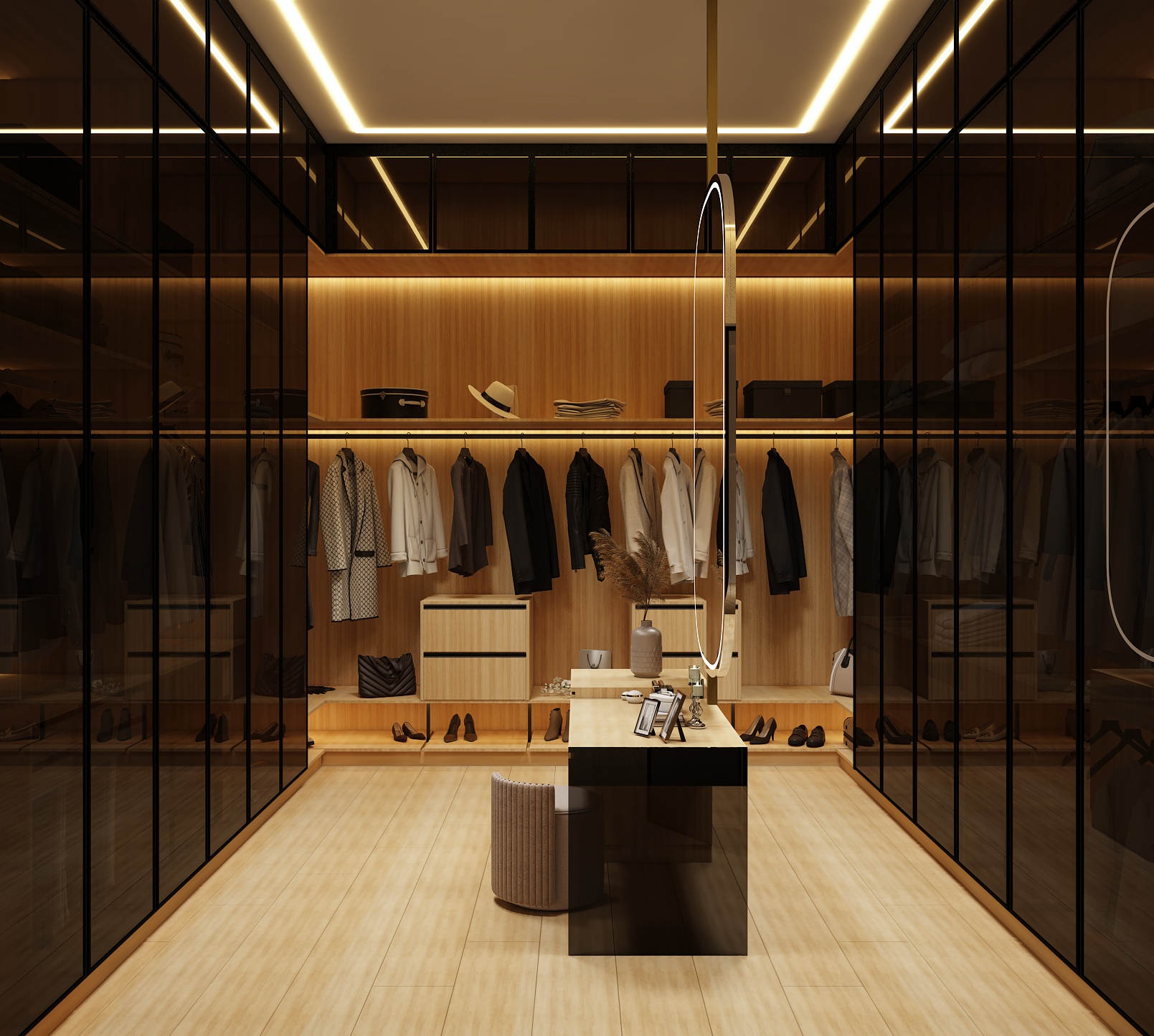 Ultra-Luxury Walk-in Wardrobe