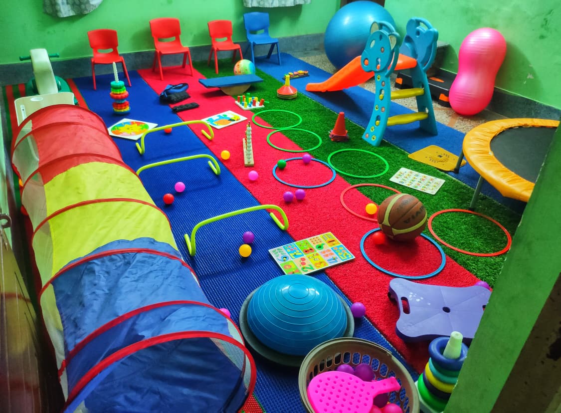 Therapy equipment and activity area