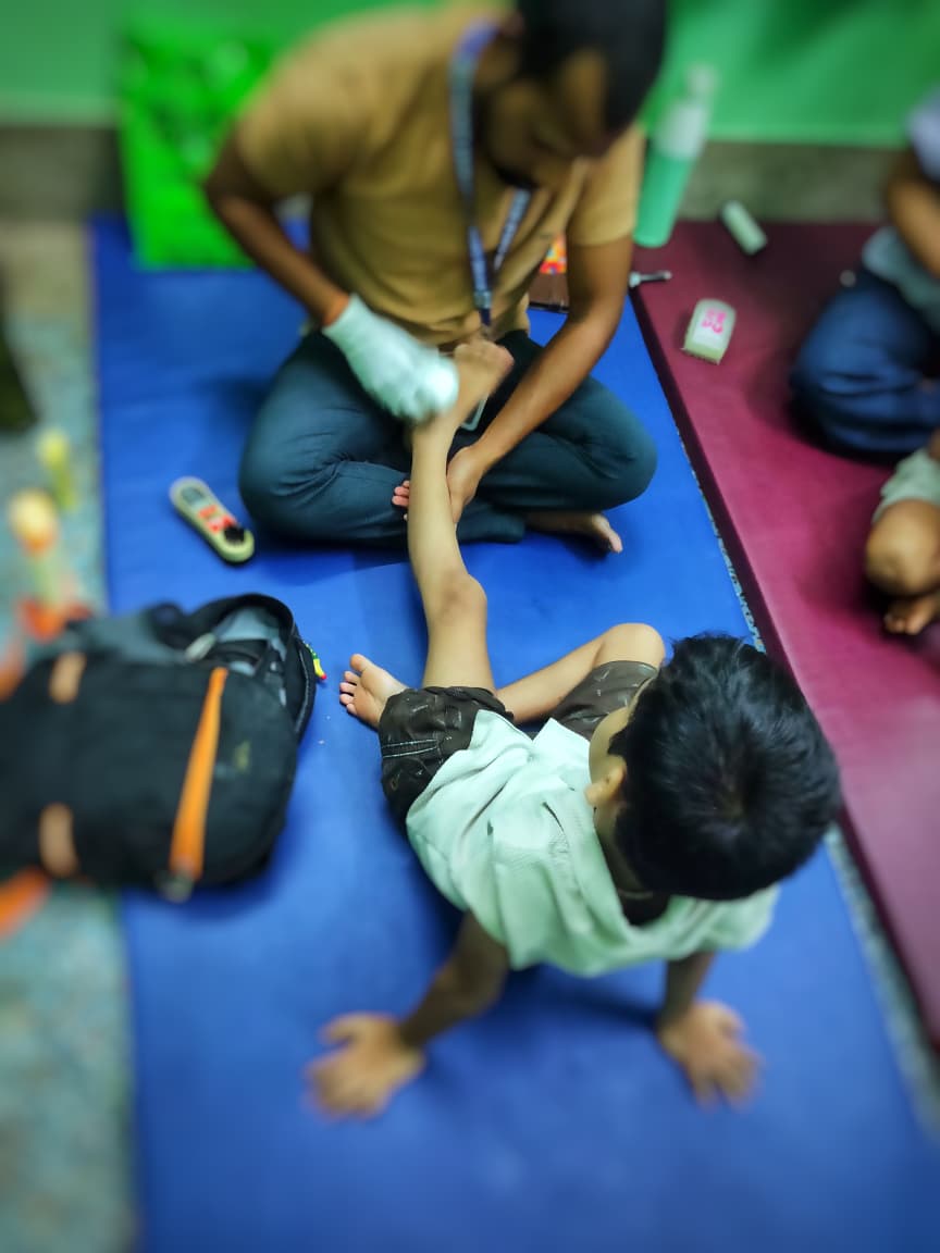 Interactive group activity for children