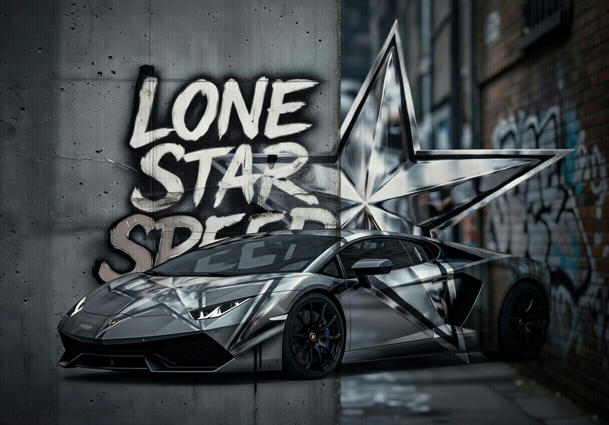 Lone Star Graffiti Tee