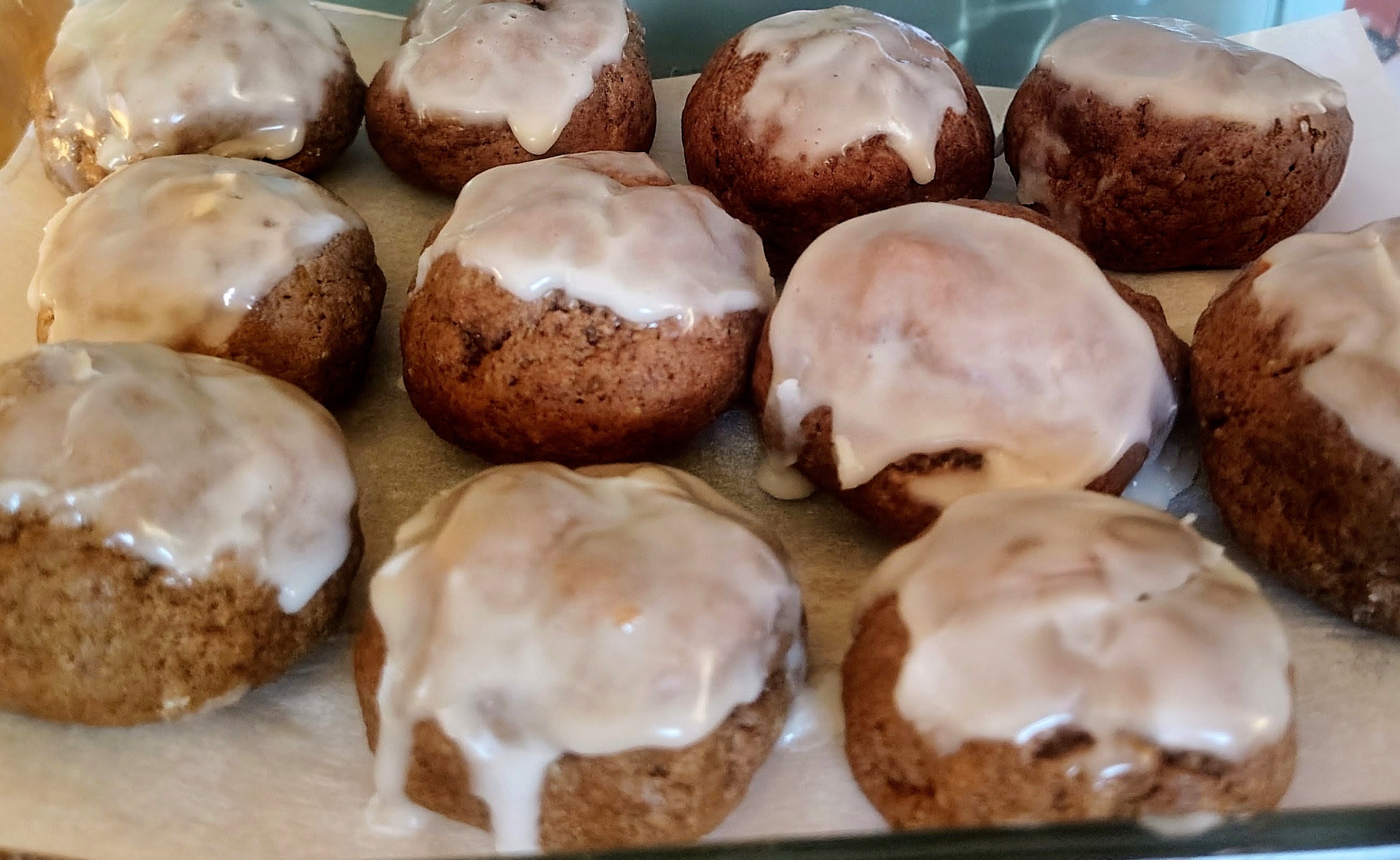 Italian Chocolate Spice Cookies with glaze
