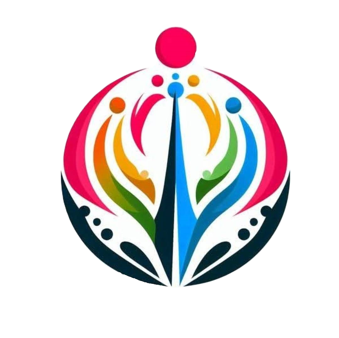 Spire Inclusion logo: a colourful circular emblem of stylised people reaching upwards together.