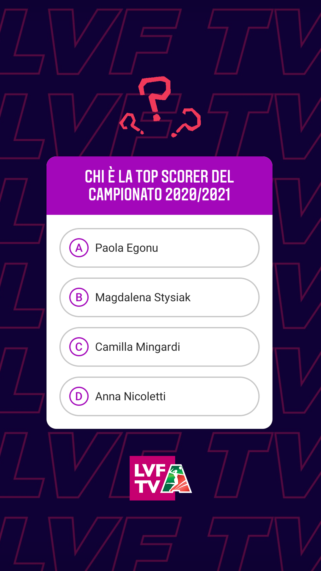LVF TV — Quiz: chi è la top scorer del campionato 2020/2021?