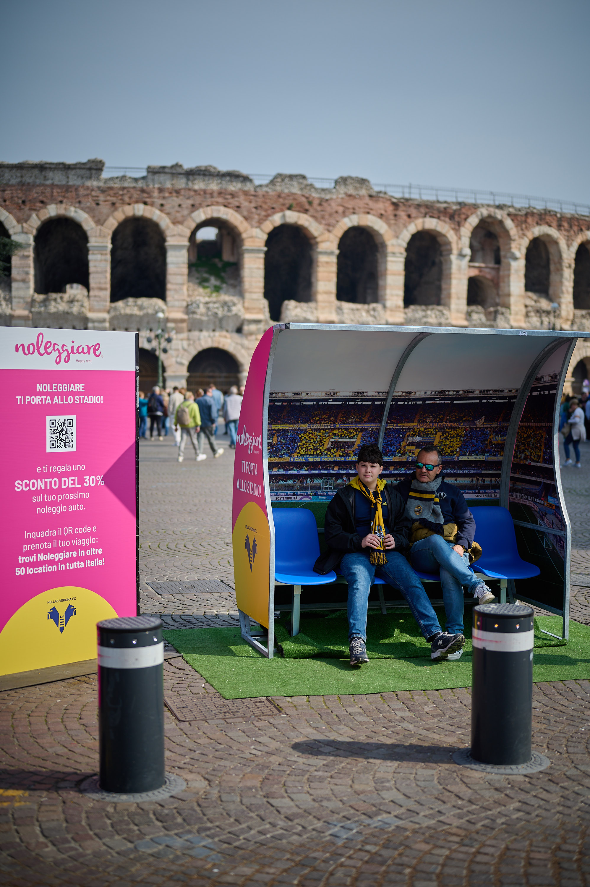 Noleggiare × Hellas Verona — The Dugout — Scatto 02 di 4