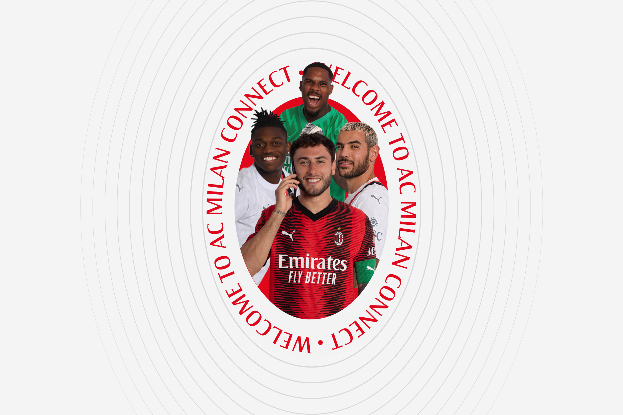 Key visual — Welcome to AC Milan Connect