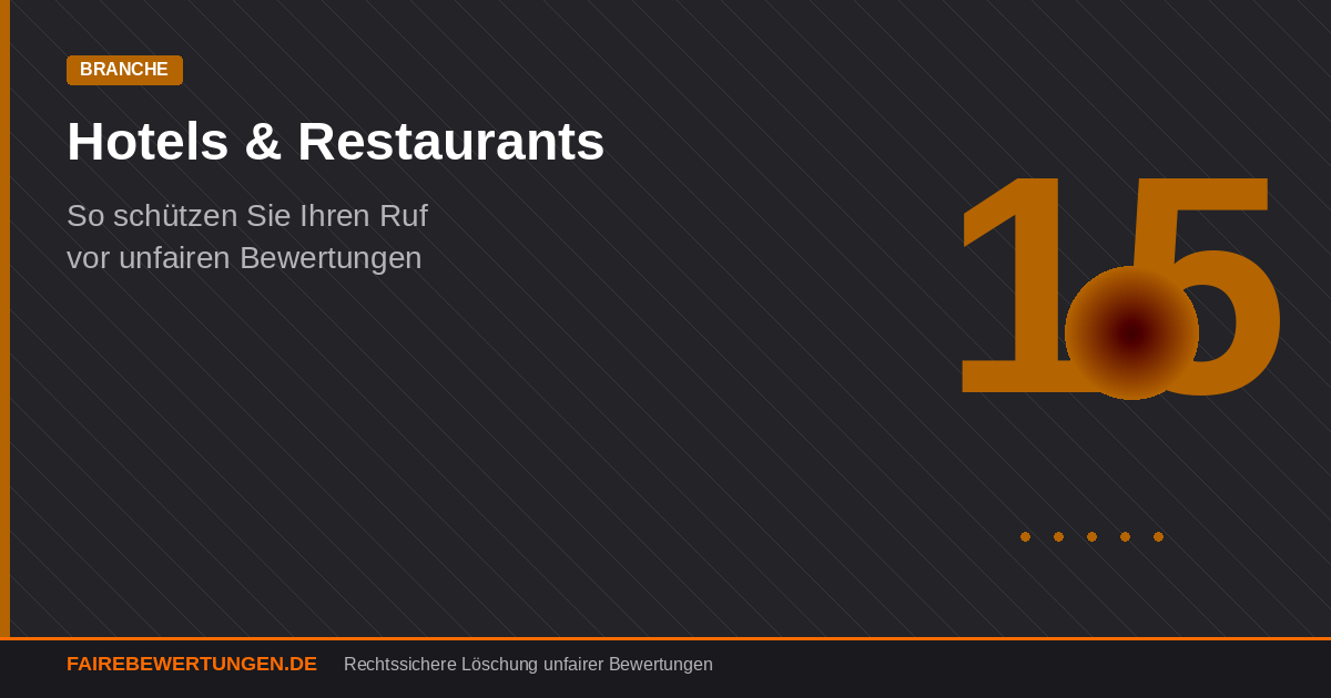 Hotel Restaurant Google Bewertung löschen