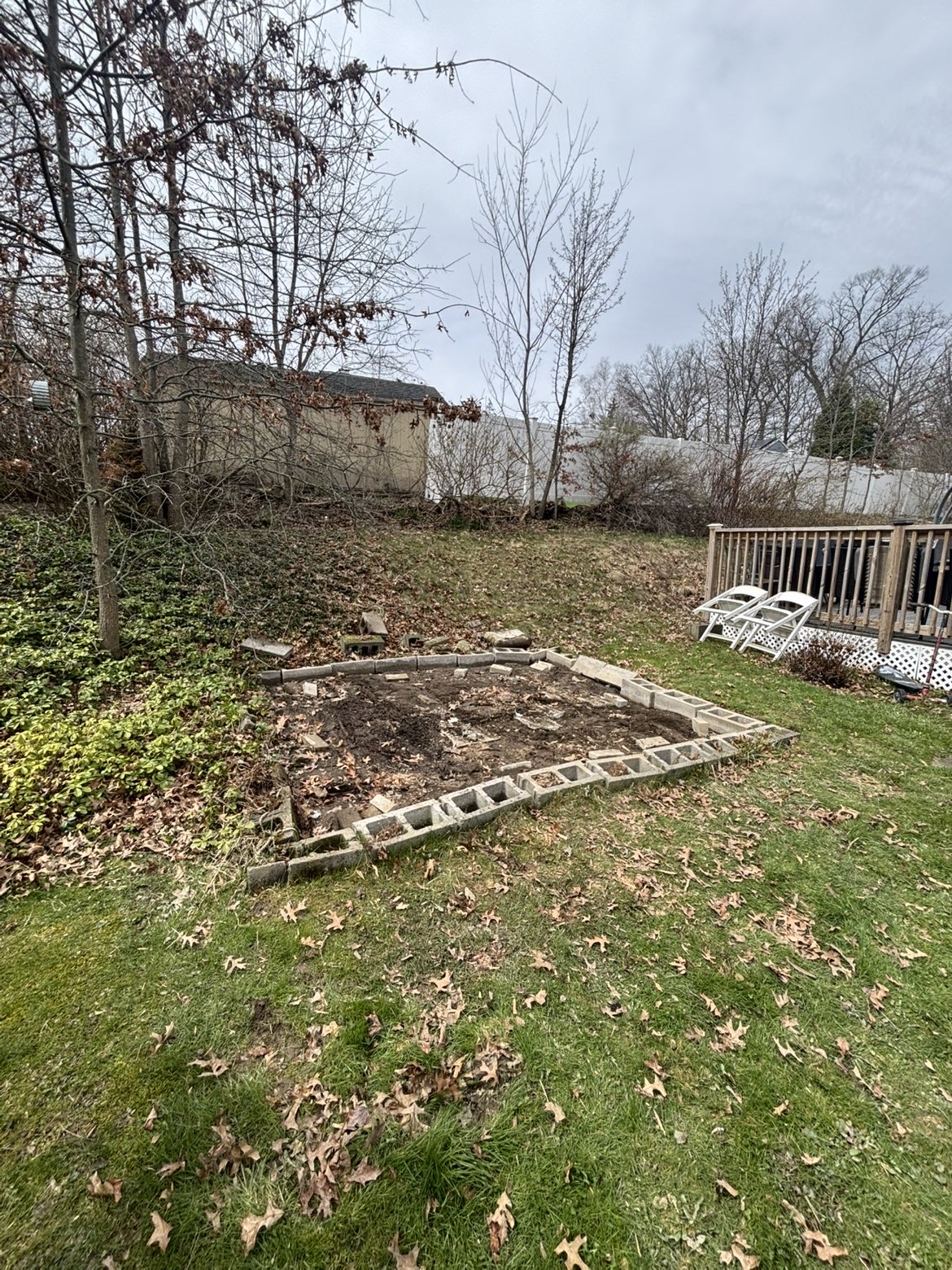 After — Metal shed cleanout & removal