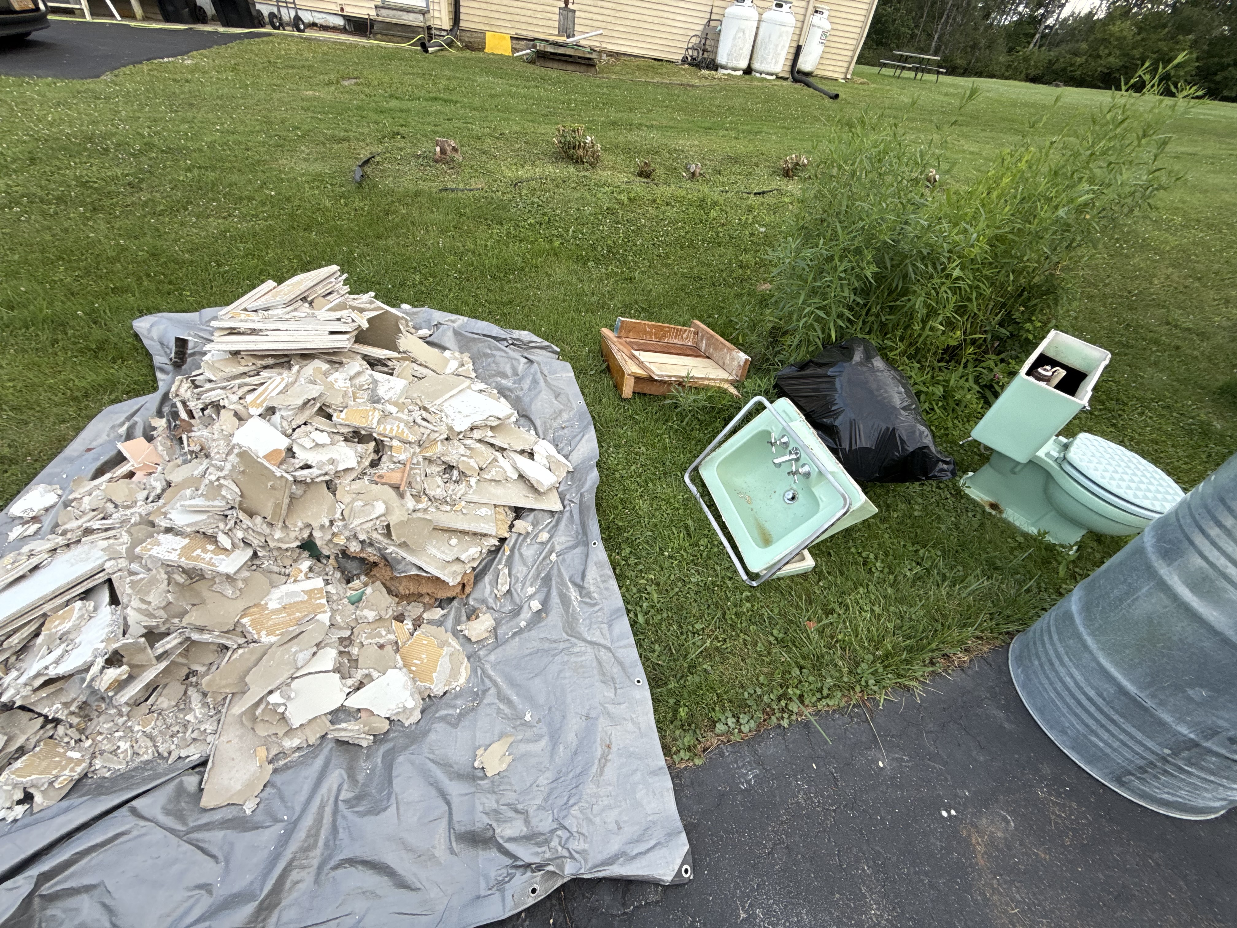 Before — Bathroom demo + haul-away