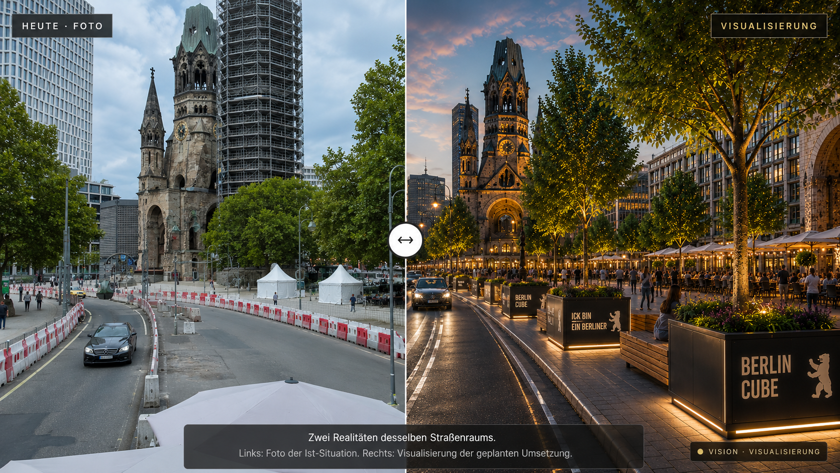 Gedächtniskirche · Vorplatz · Visualisierung
