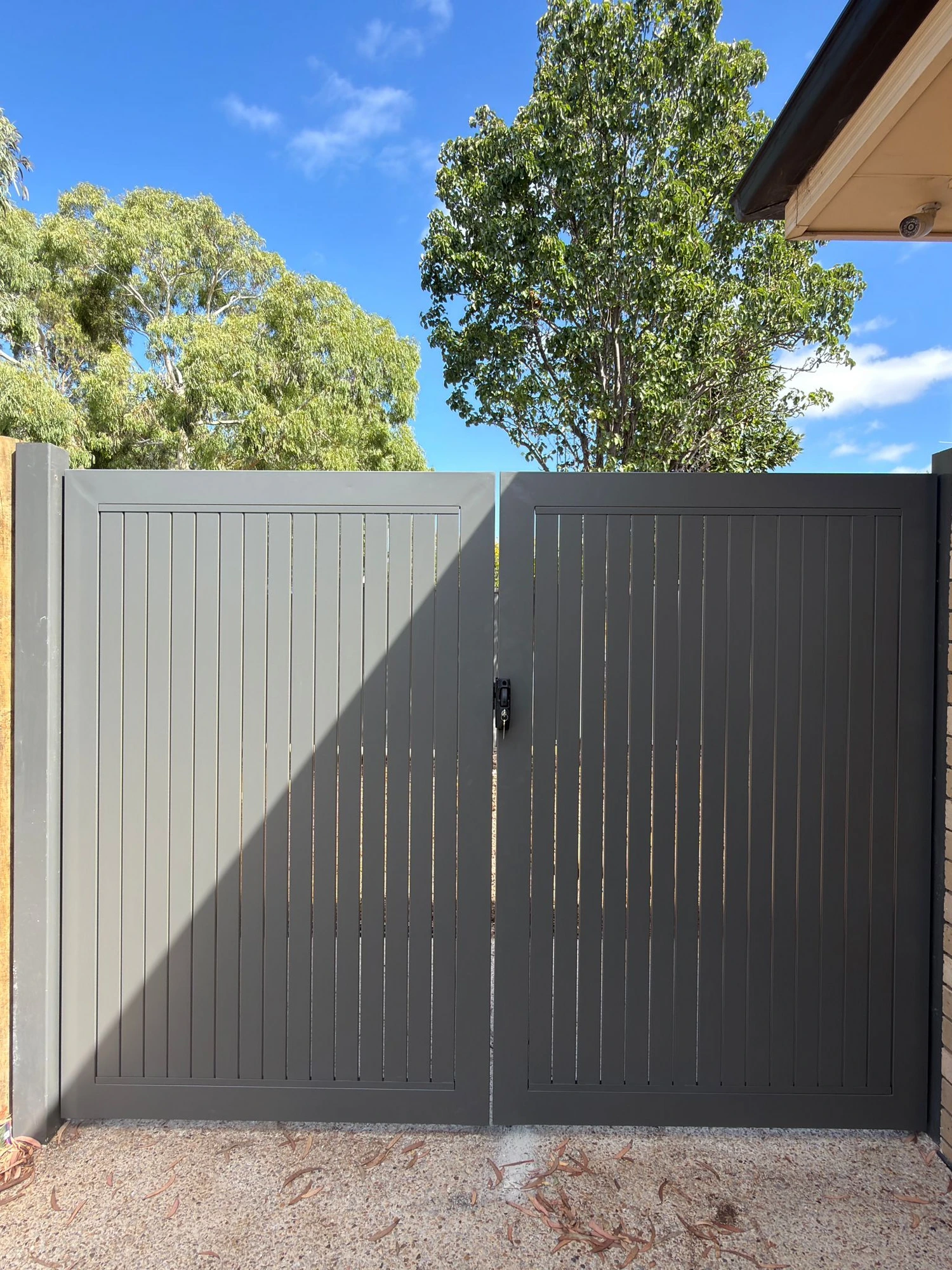 Aluminium Double Swing Side Gate