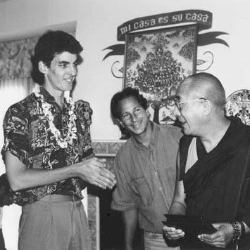 With His Holiness the Dalai Lama, Tucson, Arizona.