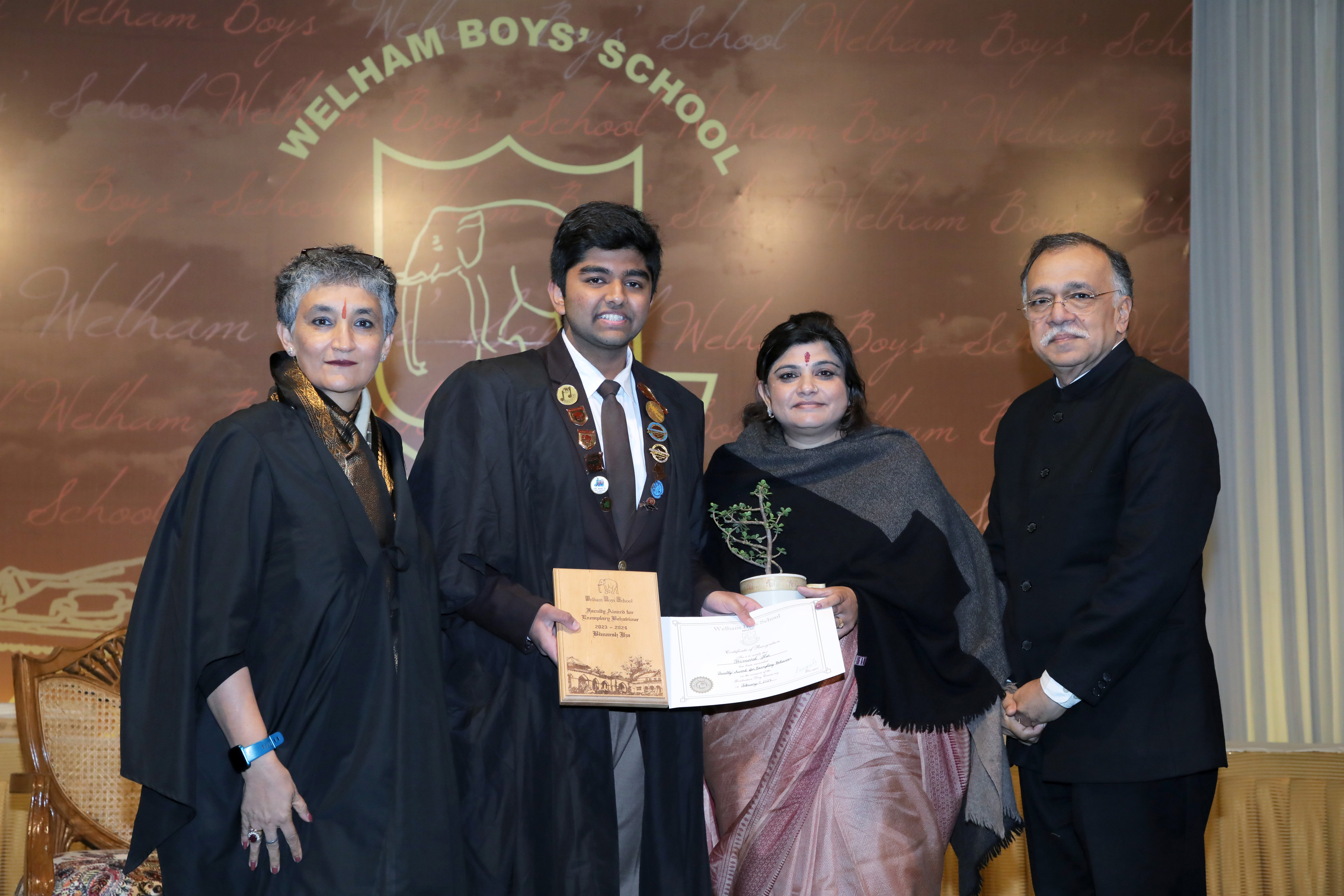 Faculty Award for Exemplary Behaviour, Welham Boys' School