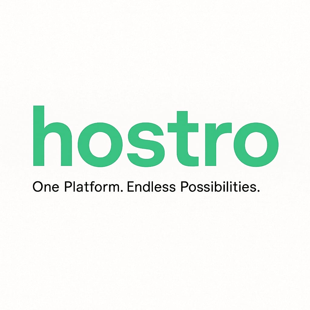 Hostro — One Platform. Endless Possibilities.