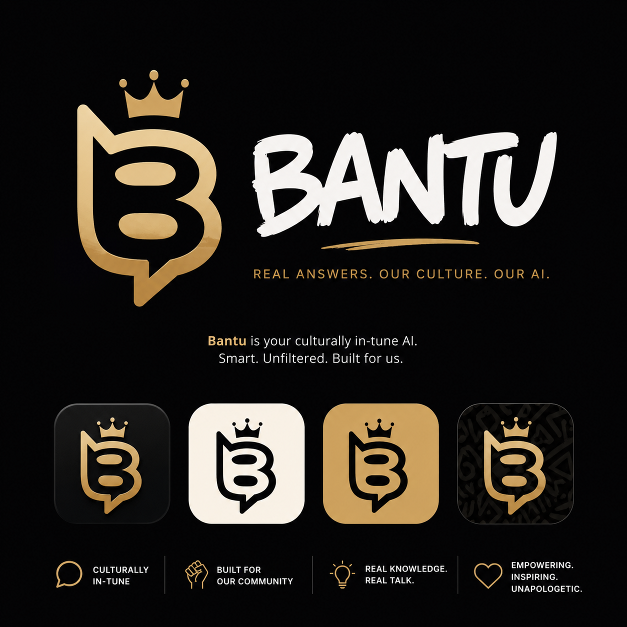 BANTU - Real Answers. Our Culture. Our AI.