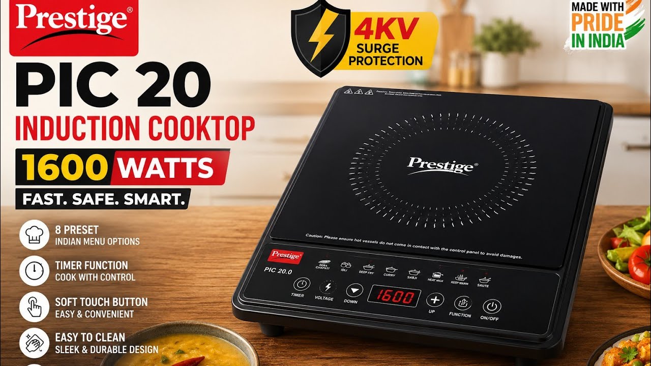 Prestige PIC 20 Induction Cooktop 1600W